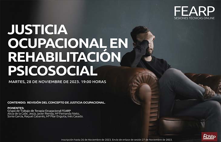 4ª Sesión Técnica: Justicia ocupacional en rehabilitación psicosocial